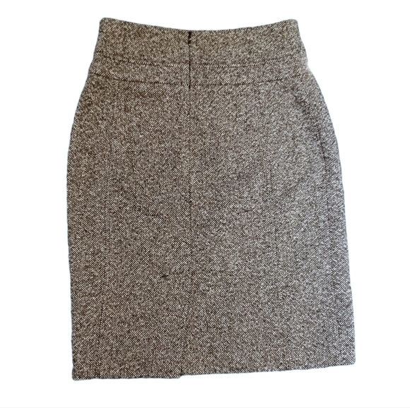 Club Monaco wool blend charcoal grey midi pencil skirt - Picture 2 of 6